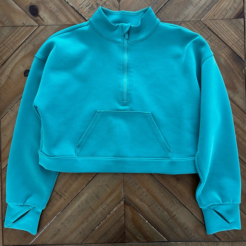 All in Motion Turquoise Half-Zip